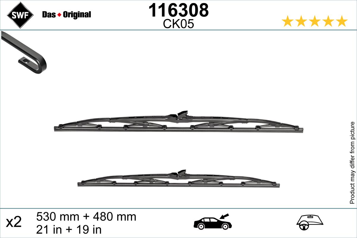 Lamela stergator 116308 SWF